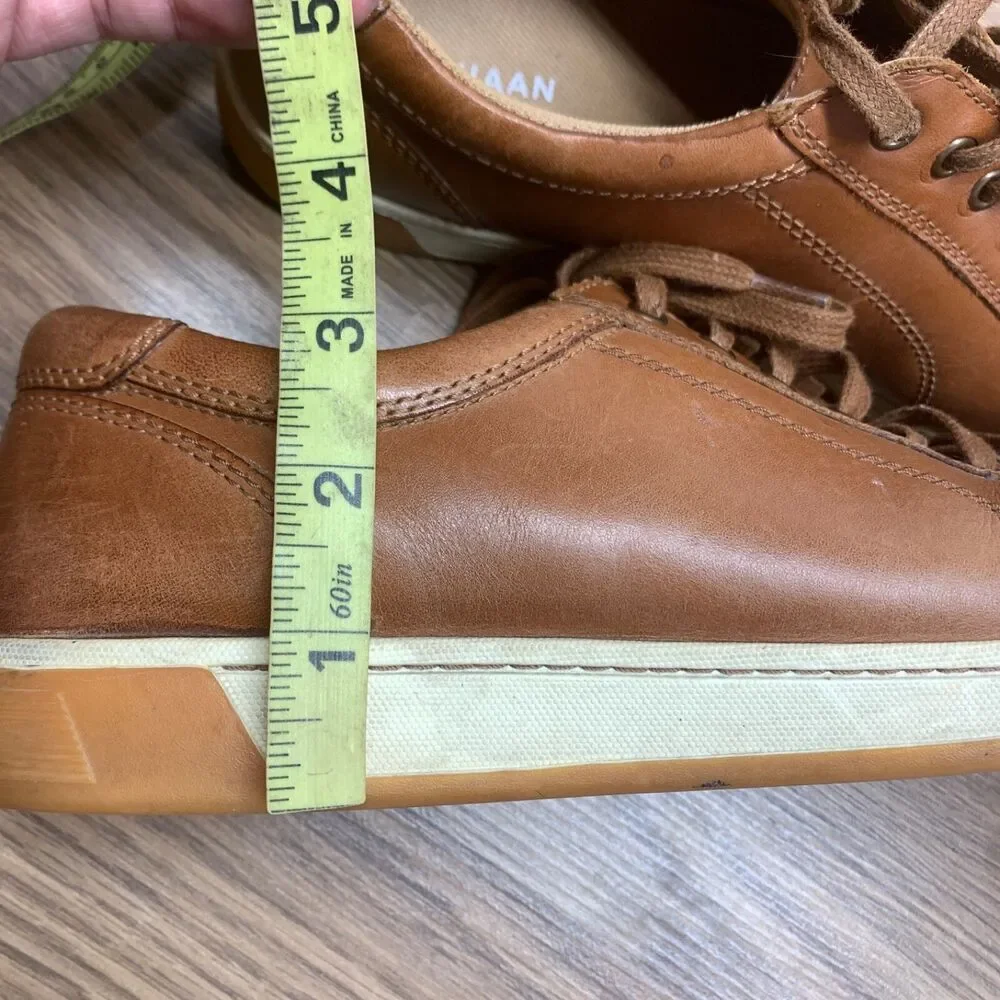COLE HAAN M's Berkley tan leather‎ oxfords sneakers shoes 9.5 M Lace Up